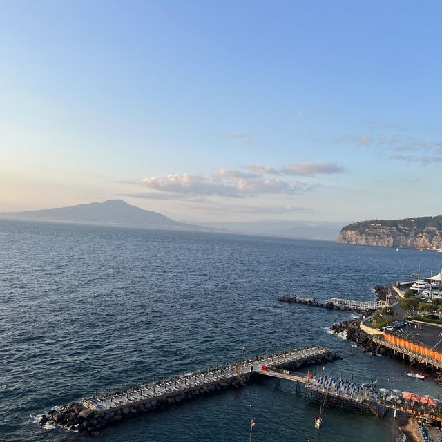 Admiring the sunset 🌅 in Sorrento 🍋