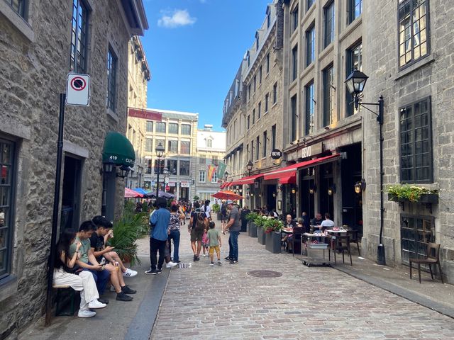 The Old Montreal Night and Day