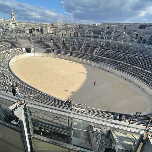 Most Preserved Roman Colosseum = in France 