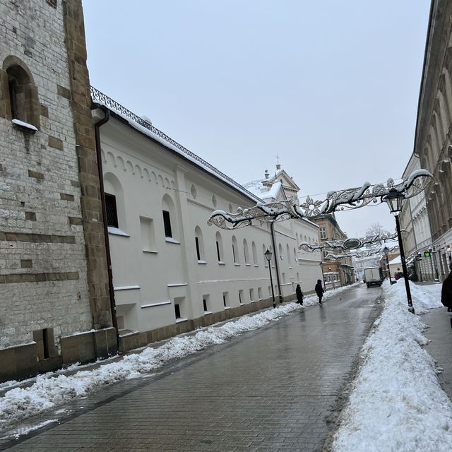 Beauty of Krakow in winter