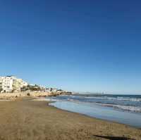 유럽여행 스페인 바르셀로나 시체스 San Sebastian beach