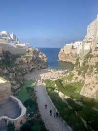 Prancing around Polignano a Mare