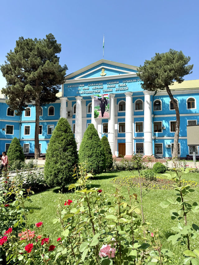 Spring Vibes in Dushanbe – Avicenna University Garden Stroll