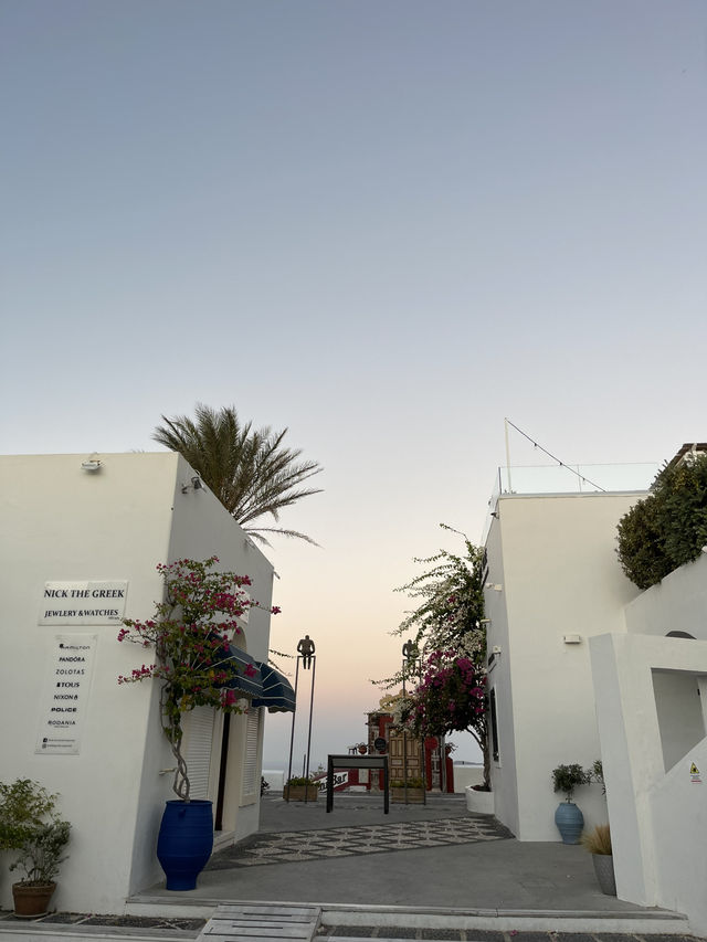 🌅 Santorini Sunrise – Aegean Magic in Gold & Blue 🏖️✨