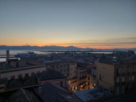 Sunset in Cagliari