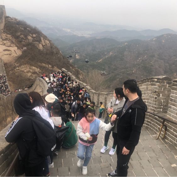 Backpacking by train to Badaling!