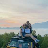 Sunrise jeep ride 🌄 Bali 