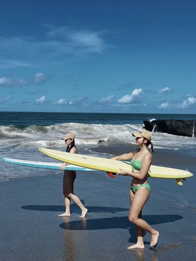 When you come to Bali, how can you miss surfing!