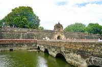 Philippines' ancient castle in the center of Manila city.