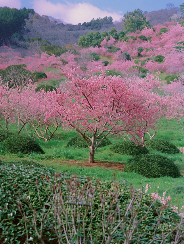 廣東秘境：梅州陰那山的粉色櫻花盛景