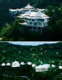 安吉萬畝茶山中的帳篷酒店涵田度假村