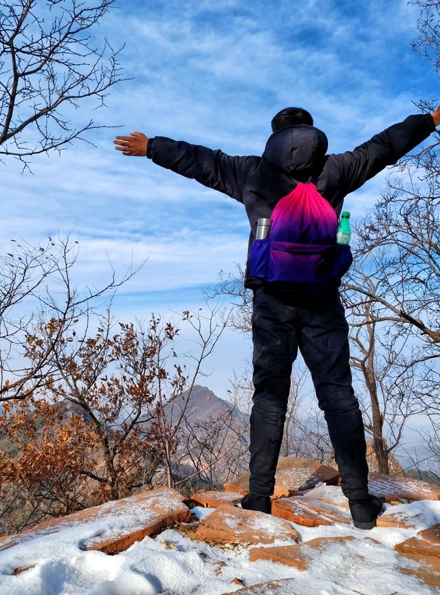 唐山青龍山登頂之路