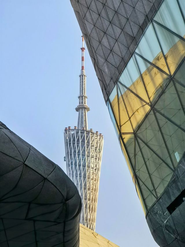 廣州塔多機位拍照攻略夏日晴天一日全打卡