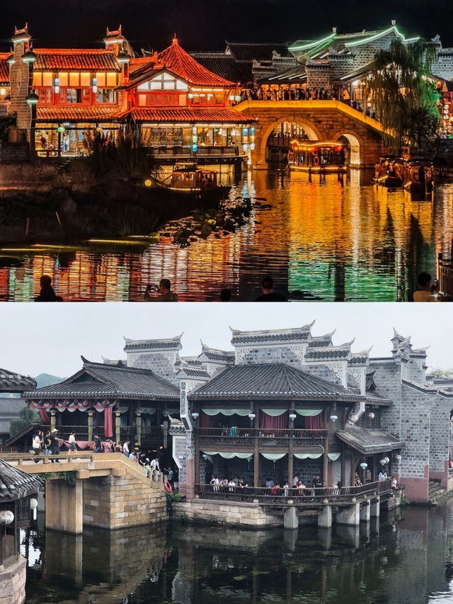 能打敗李莊古鎮的，那就只有夜晚的李莊古鎮了！！！