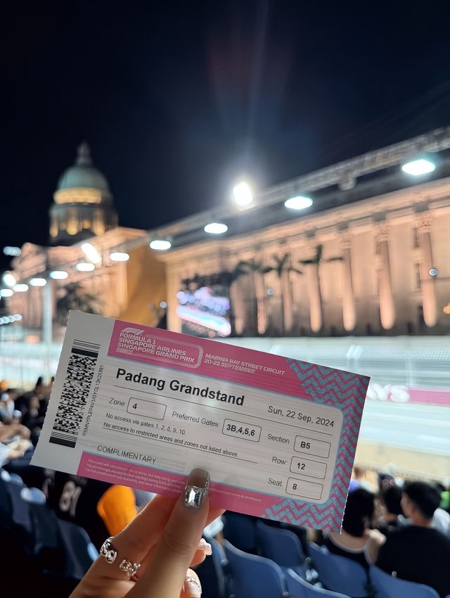去新加坡觀看F1大獎賽 難忘的旅行。