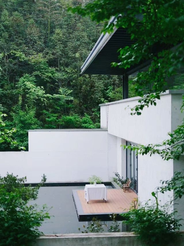 安吉度假天花板大樂之野綠山牆。