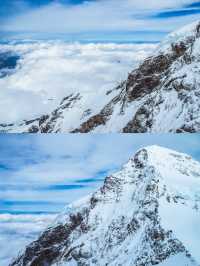 瑞士少女峰登歐洲之巔｜坐著小火車，吸著氧也要看雪山！