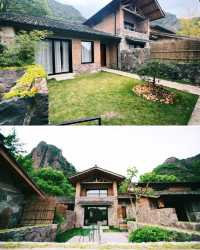 隱居懸崖上的雲端古村落——武義·自在山谷民宿