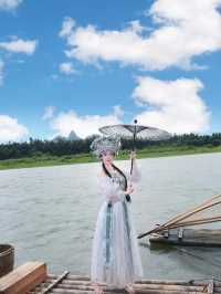 去桂林旅遊秒變一個小仙女，山水景色真係甲天下