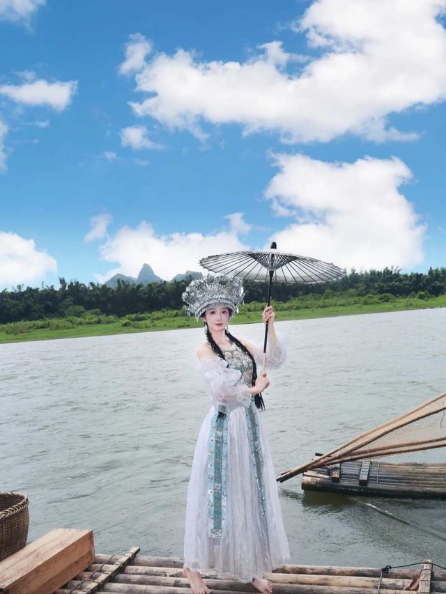 去桂林旅遊秒變一個小仙女，山水景色真係甲天下