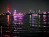 璀璨都市夜景指南武昌江灘吹吹風+賞燈光秀