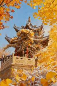神木二郎山秋冬詩意秘境