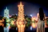 夜遊雙塔絕美機位