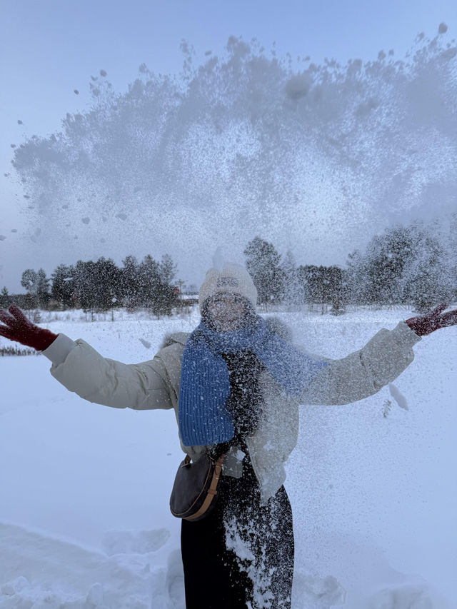 漠河冬日限定｜雪地煙花大片Get人生照片
