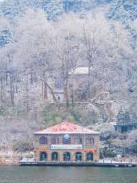 廬山的第一場霧淞好美！！