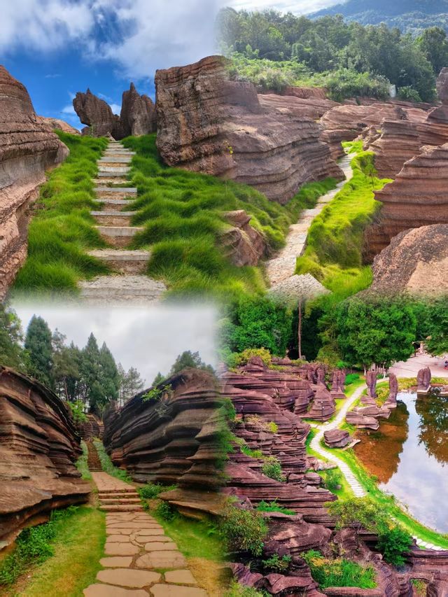 古丈紅石林——看四億年前海底奇觀 古丈紅石林——看四億年前海底奇觀