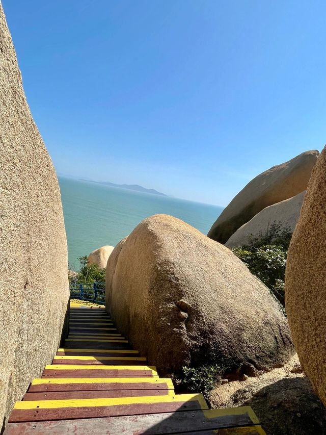 江門那琴半島｜奇石海岸藏秘境 棧道蜿蜒入畫中