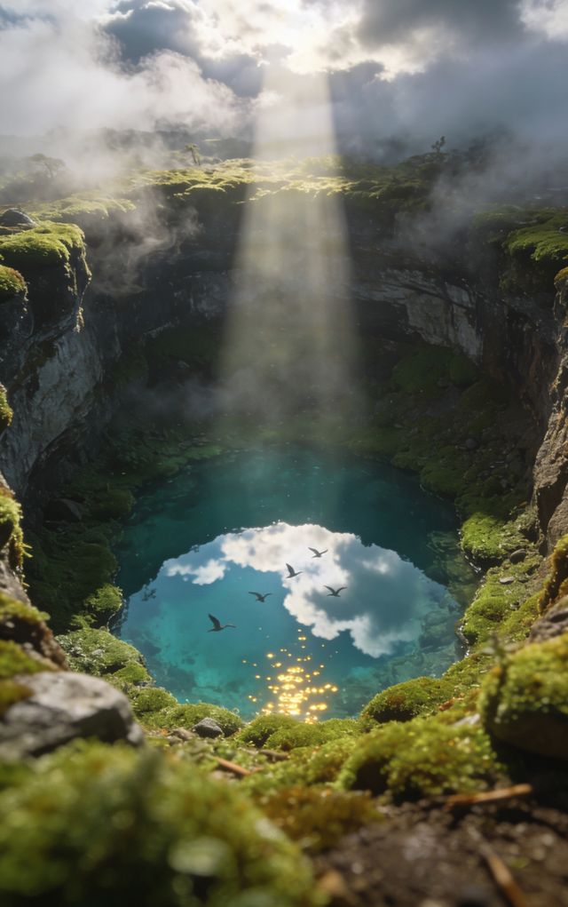 秘境天坑,光之聖殿 秘境天坑,光之聖殿