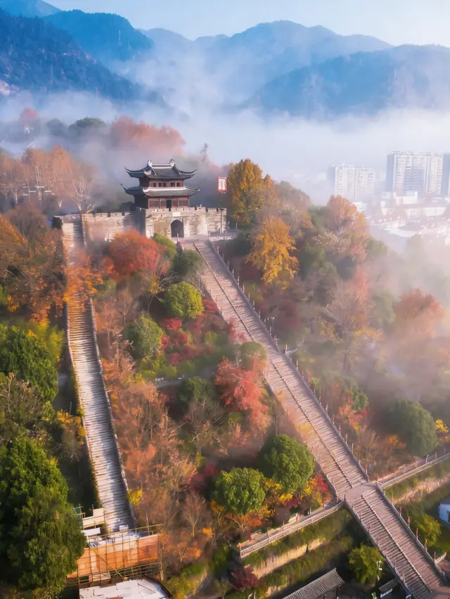 浙江藏着座「江南長城」！台州府城牆超全攻略