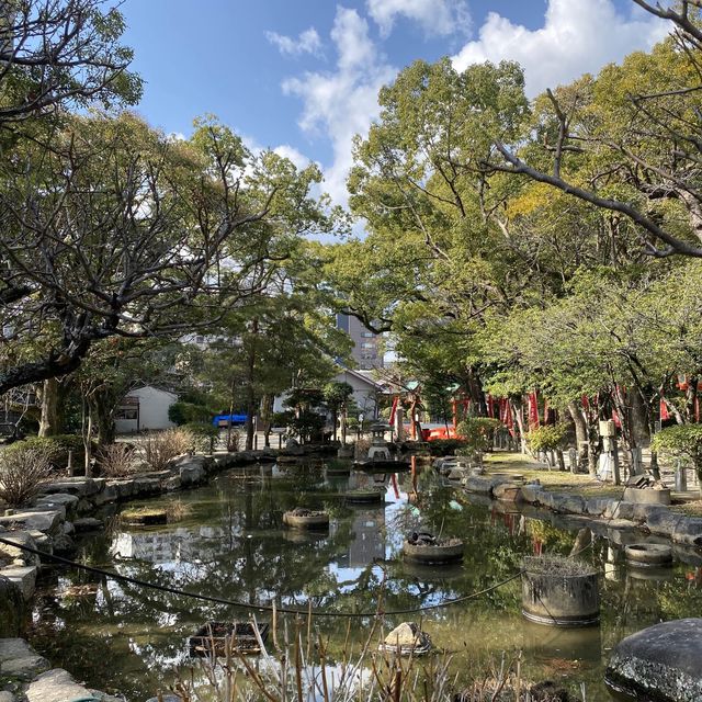 Best view of the Sumiyoshi Jinja