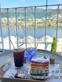 〖 韓国・ナムヤンジュ市〗川沿いの綺麗な景色を眺めながらゆっくり過ごせるカフェ☕️✨