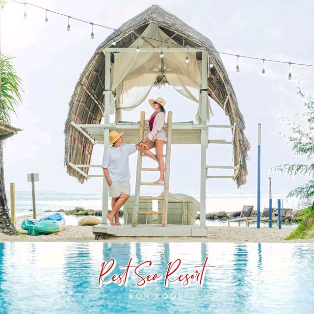 นอนติดทะเล​น้ำใสๆต้องไปให้ได้ที่ Rest​Sea​Koh​Kood​