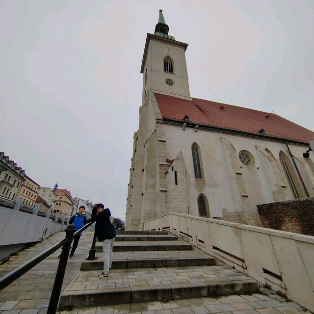 A day in Bratislava during winter 2022
