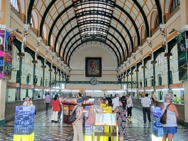 Tourist attraction in Ho Chi Minh City - Saigon Central Post Office