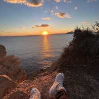 希臘雅典絕佳賞愛琴海夕陽的地方！