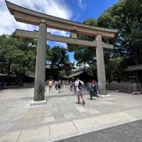 Beautiful shrine in bustling Tokyo 