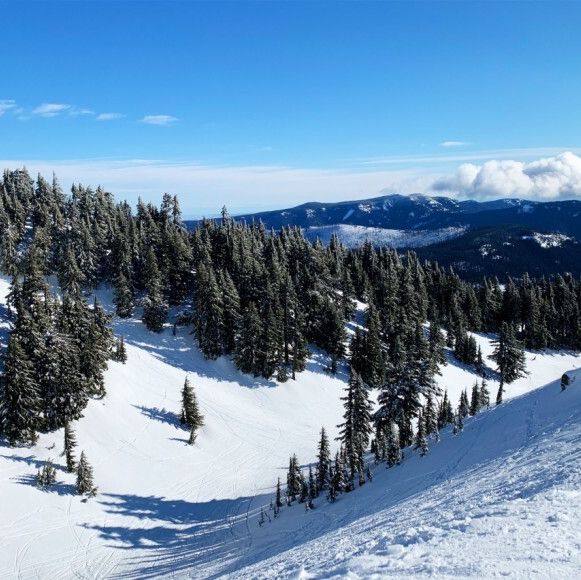 오레곤에서 가장 높은 산 해발3400m 스키여행⛷️