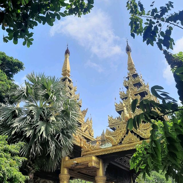  Golden Buddhist Temple in the heart of Myanmar