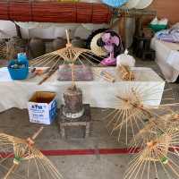 Visit the beautiful Umbrella Making Center - Chiang Mai