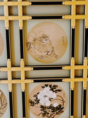 福井】5枚の動物を見つけると願いが叶う！？永平寺傘松閣の天井絵
