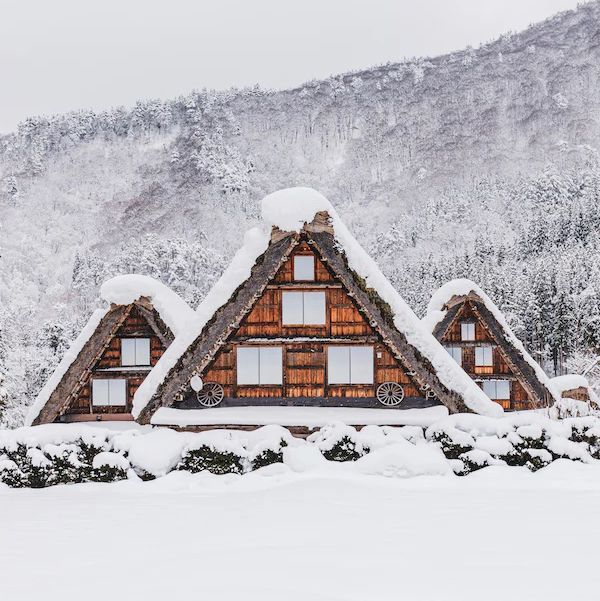 Japan Shirakawa-go’s Snowy Charm