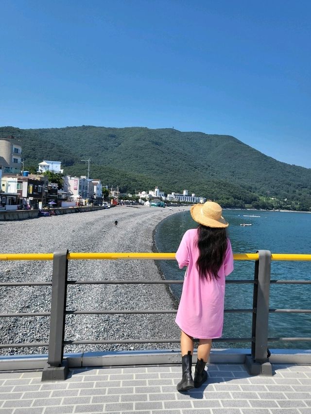 몽돌이라 놀기좋은 거제 학동해수욕장🏖