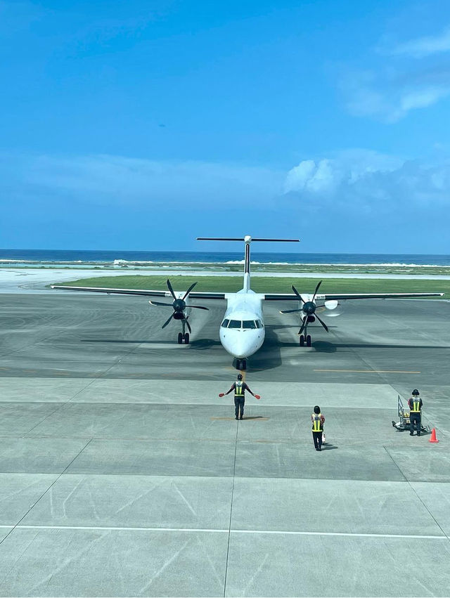 久米島空港で美味しいソーキそば❤️