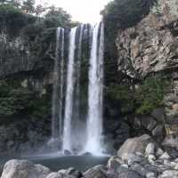 Explore Jeju - Jeongbang Waterfall 🇰🇷