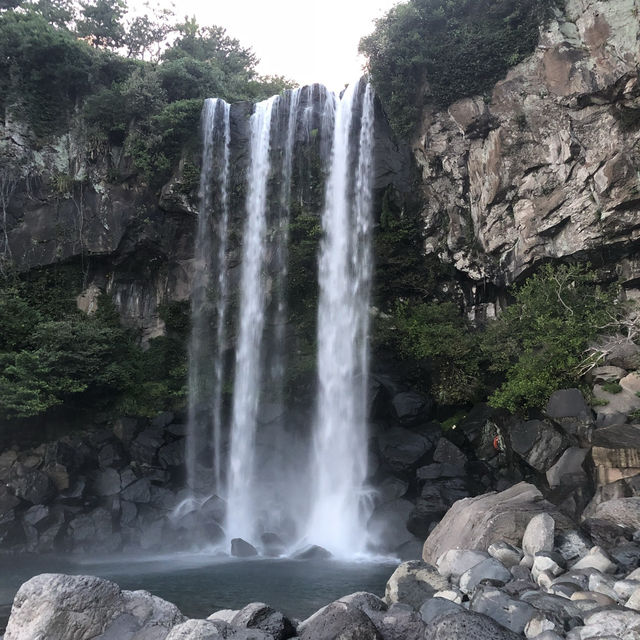 Explore Jeju - Jeongbang Waterfall 🇰🇷