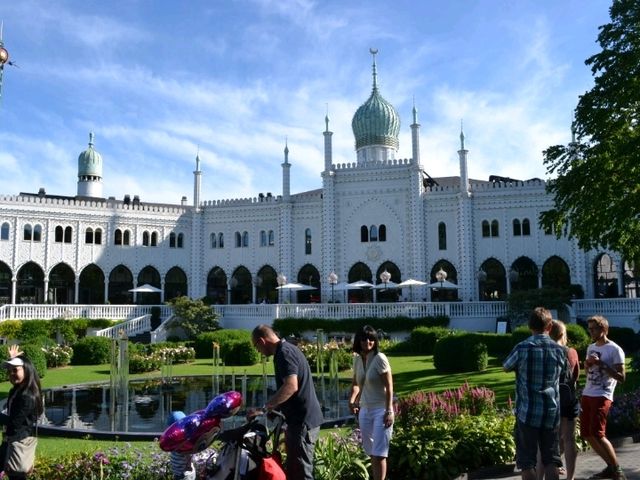 Getting amused at Tivoli Gardens Theme Park